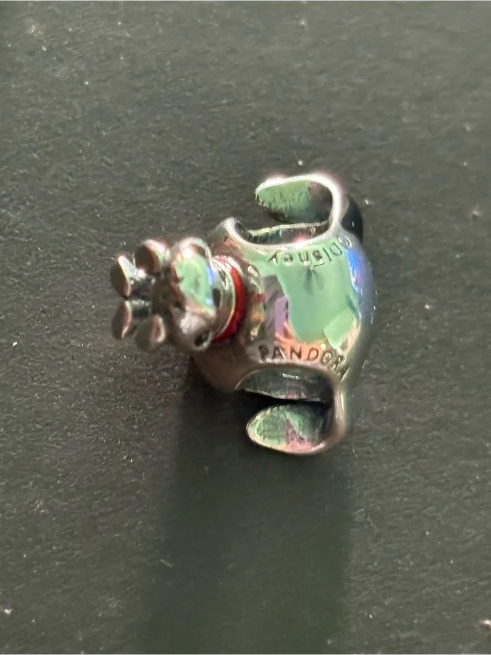 Pandora Silver Dalmatian Puppy Charm with Red Collar